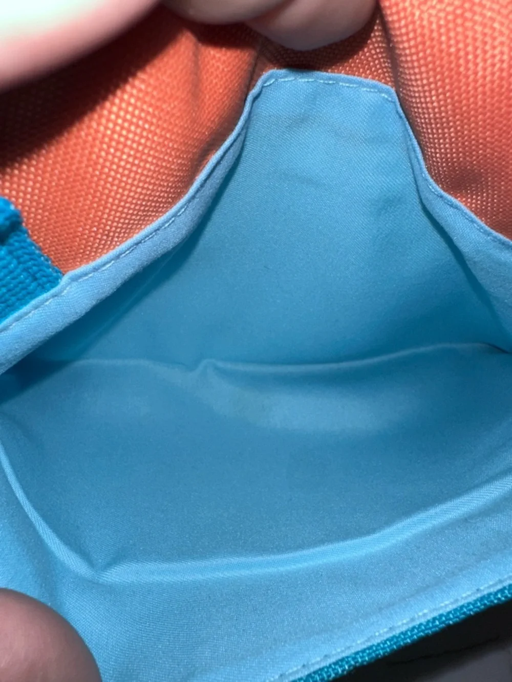 Starbucks Thailand 25th Anniversary Folded Crossbody Bag Blue Orange Summer